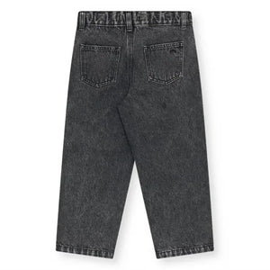 The New Society - Wide Leg Jeans | Merle Grey - Black