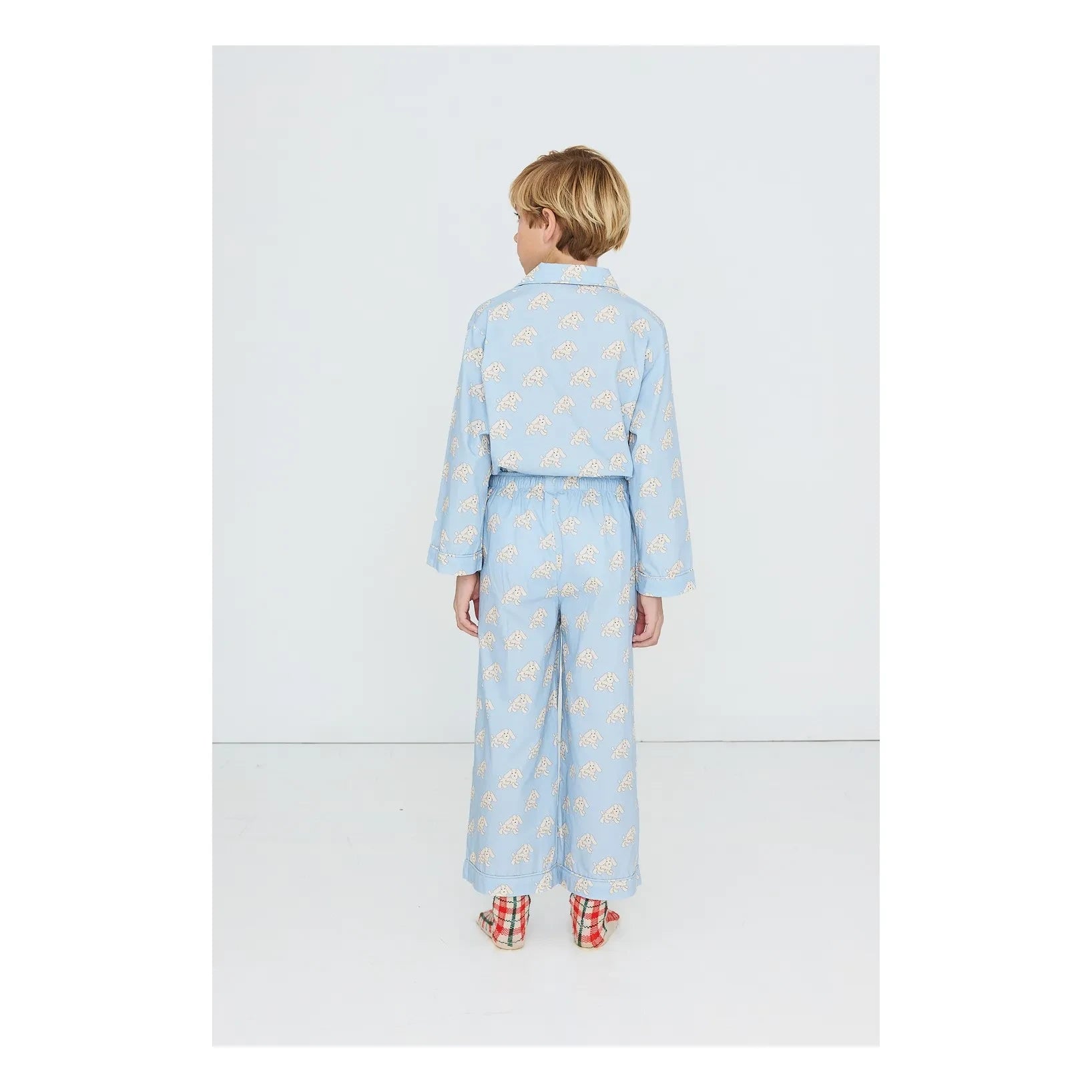Tinycottons - Light Blue Dog Pajamas