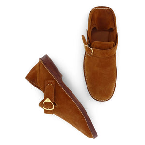 Socque Paris - Lucca Suede Loafers | Camel