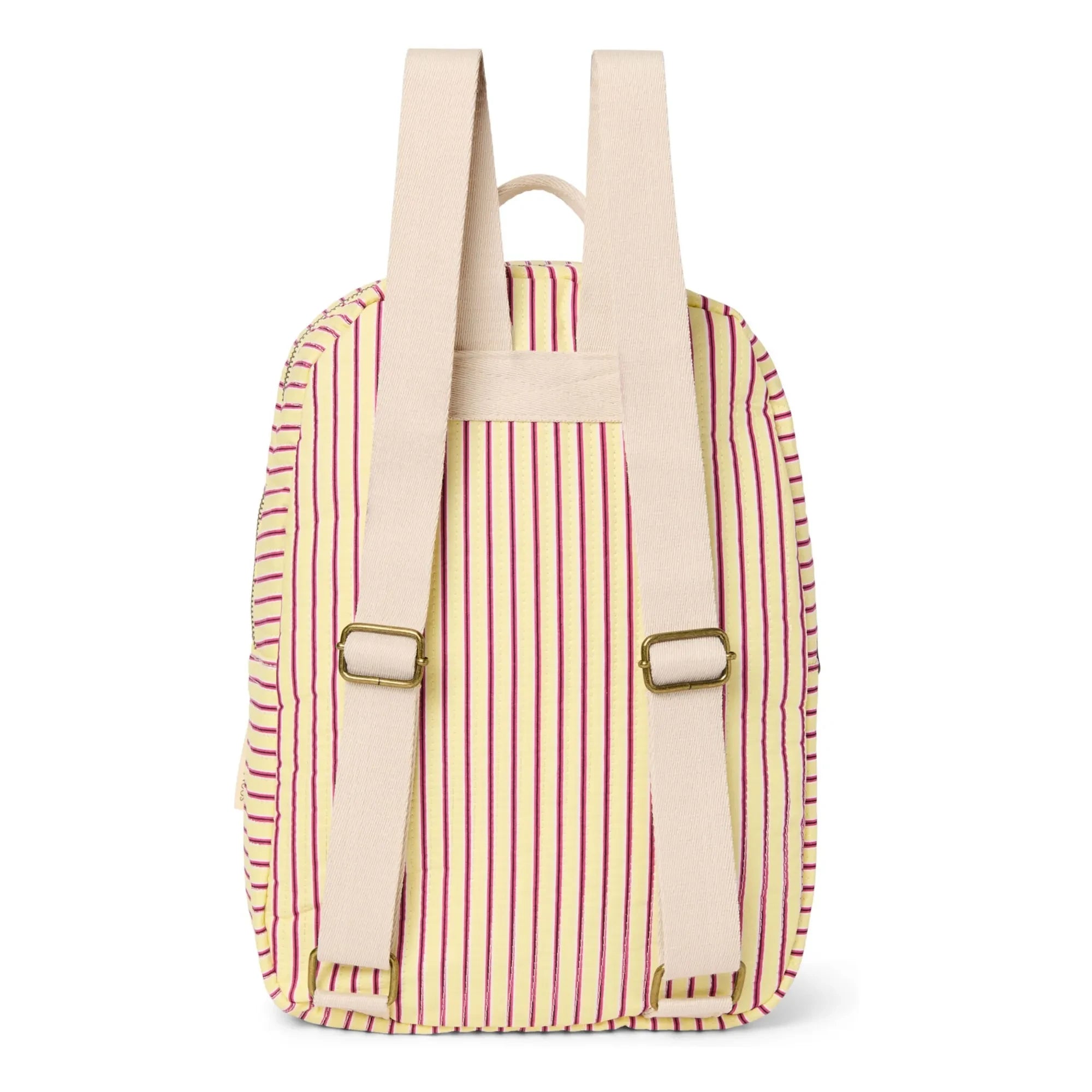 Studio Noos - Striped backpack | Pale yellow