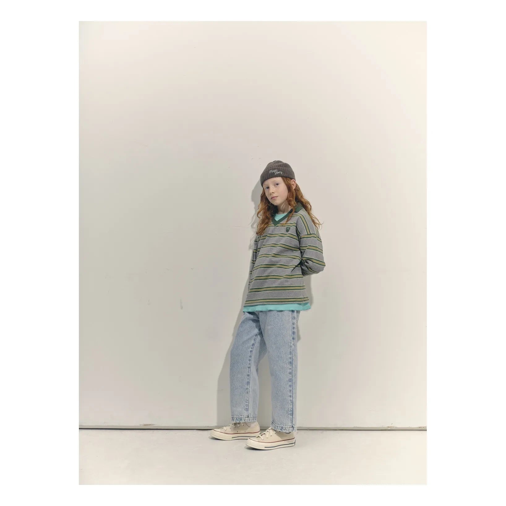 Main Story - Organik Pamuklu Geniş Paça Jean | Vintage mavi denim