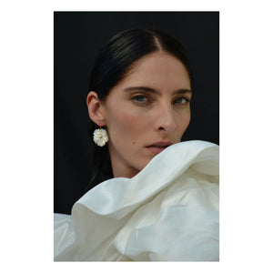 Lizzie Fortunato - New Bloom Earrings | Ecru