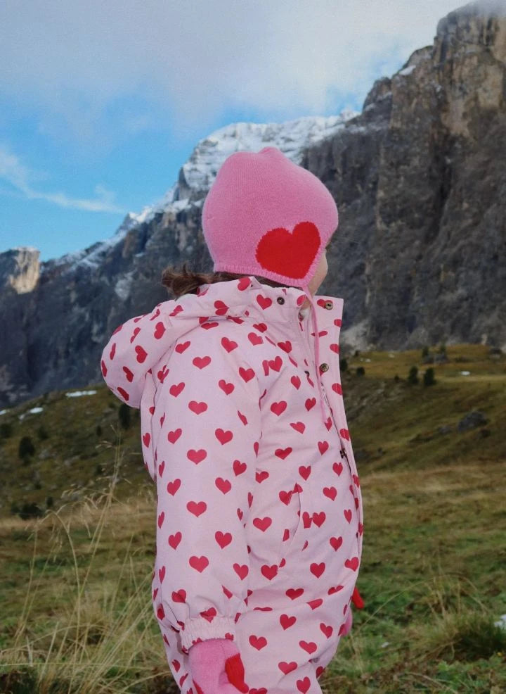 Konges Sløjd - Collette Yün Parmaksız Eldivenler | Pembe
