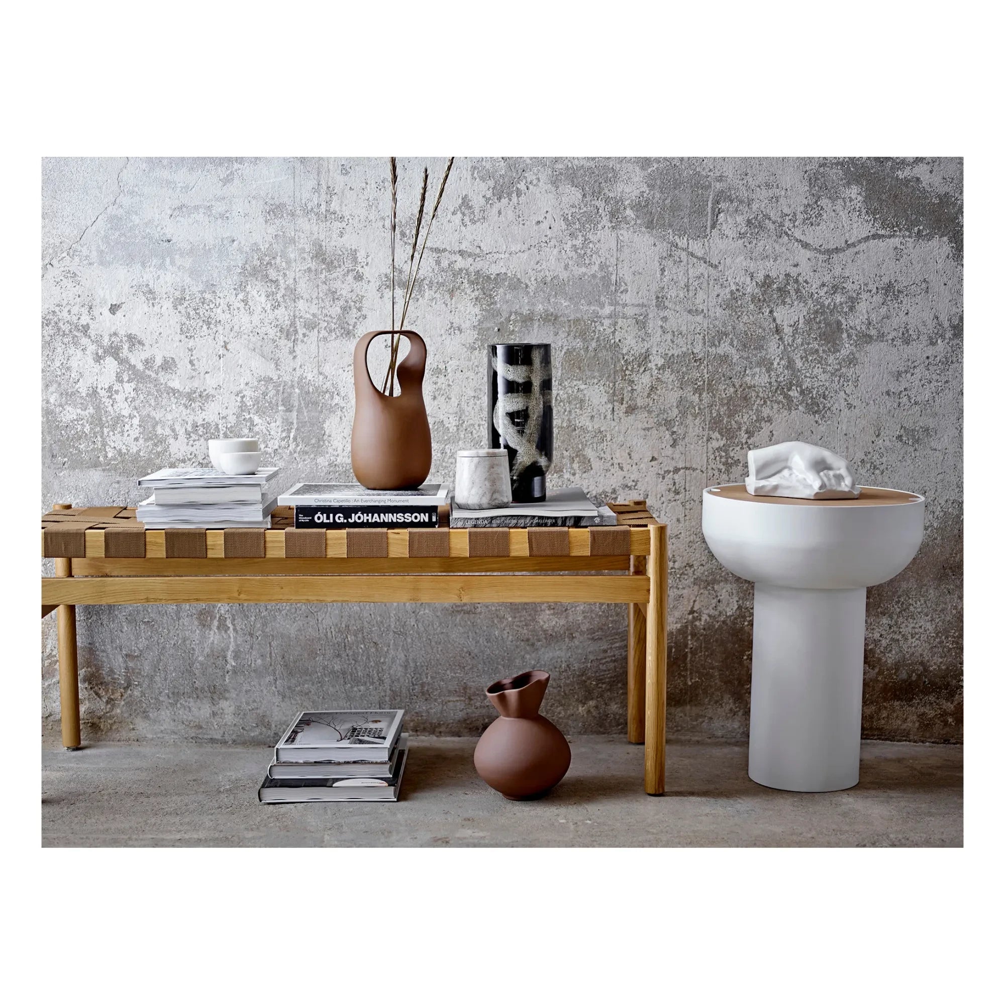 Bloomingville - Nicita Stoneware Vase | Hazel
