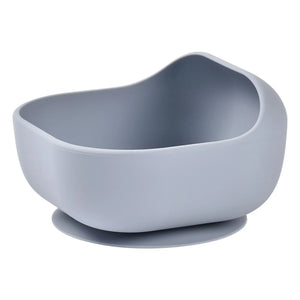 Béaba - Vacuum Silicone Bowl | Gray Pebble