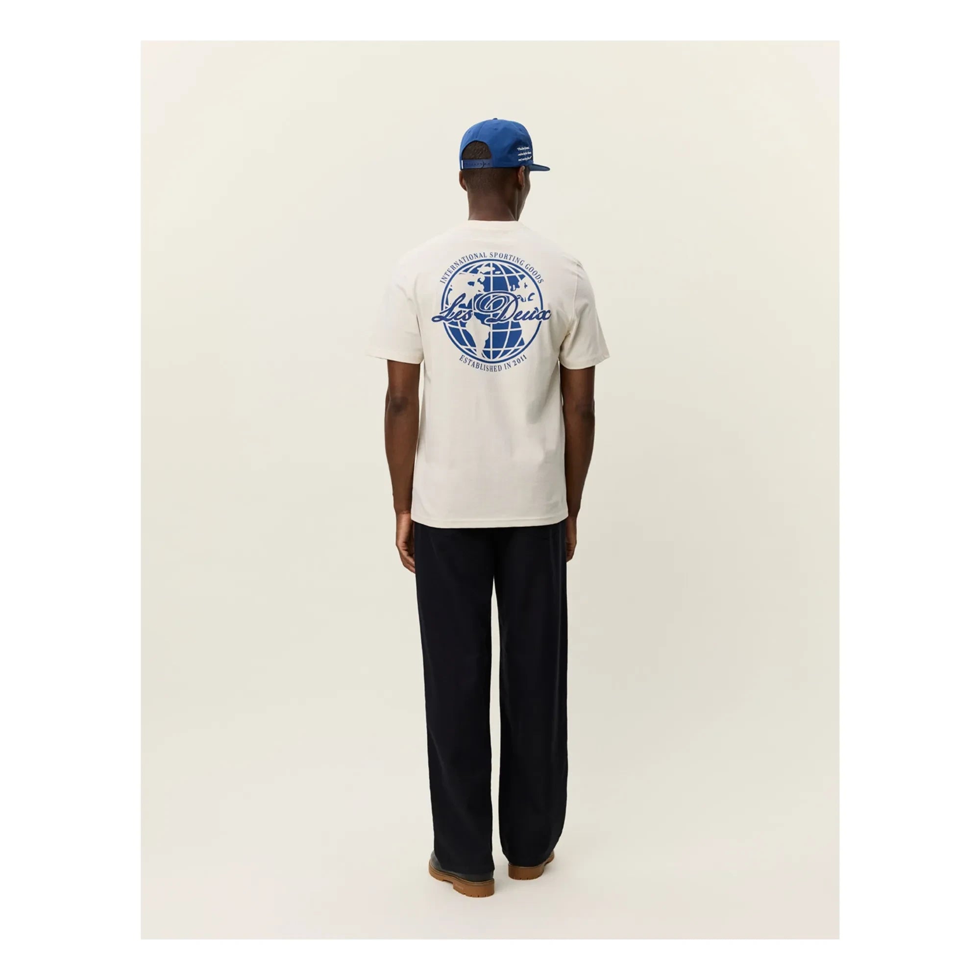 Les Deux - Ben Glode Organic Cotton Crew Neck T-Shirt | Off White