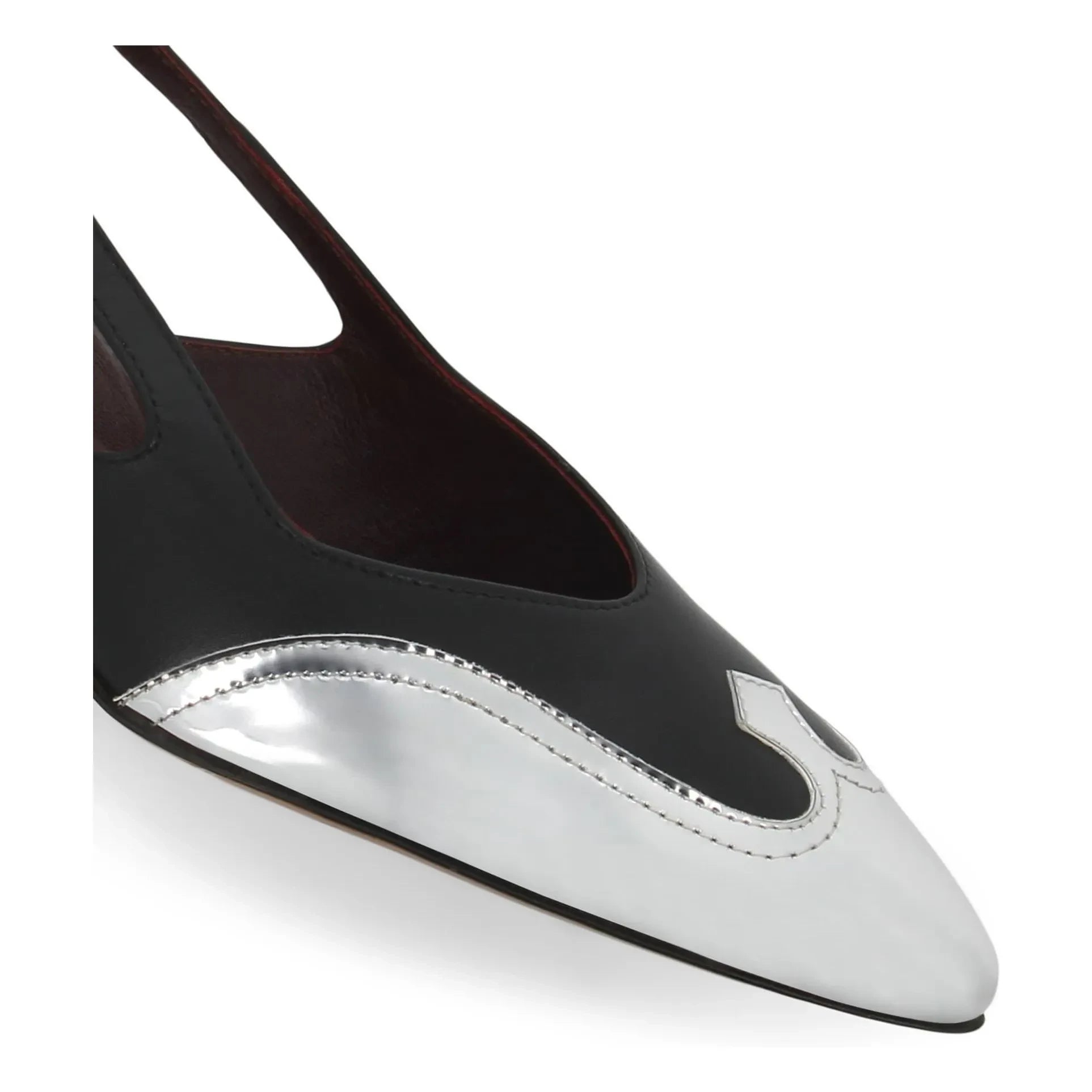 Socque Paris - Patti Leather Heeled Shoes | Black