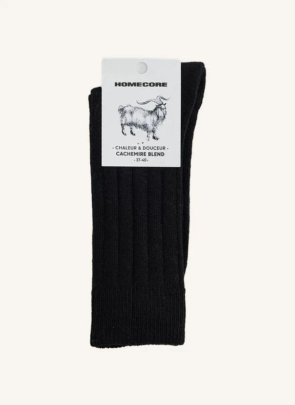 Homecore - Cashmere Socks | Black