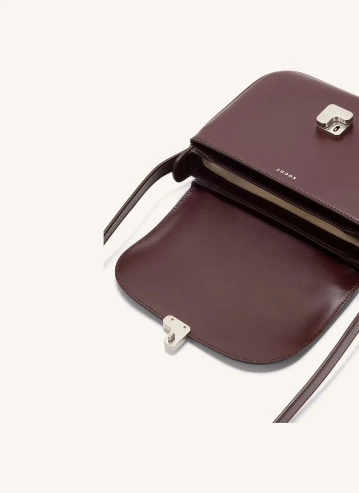 Soeur - Bellissima Mini Leather Bag | Burgundy