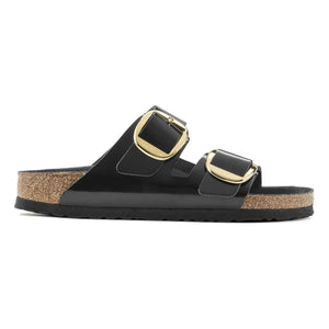 BIRKENSTOCK - Arizona Big Buckle Leather Sandal | Black