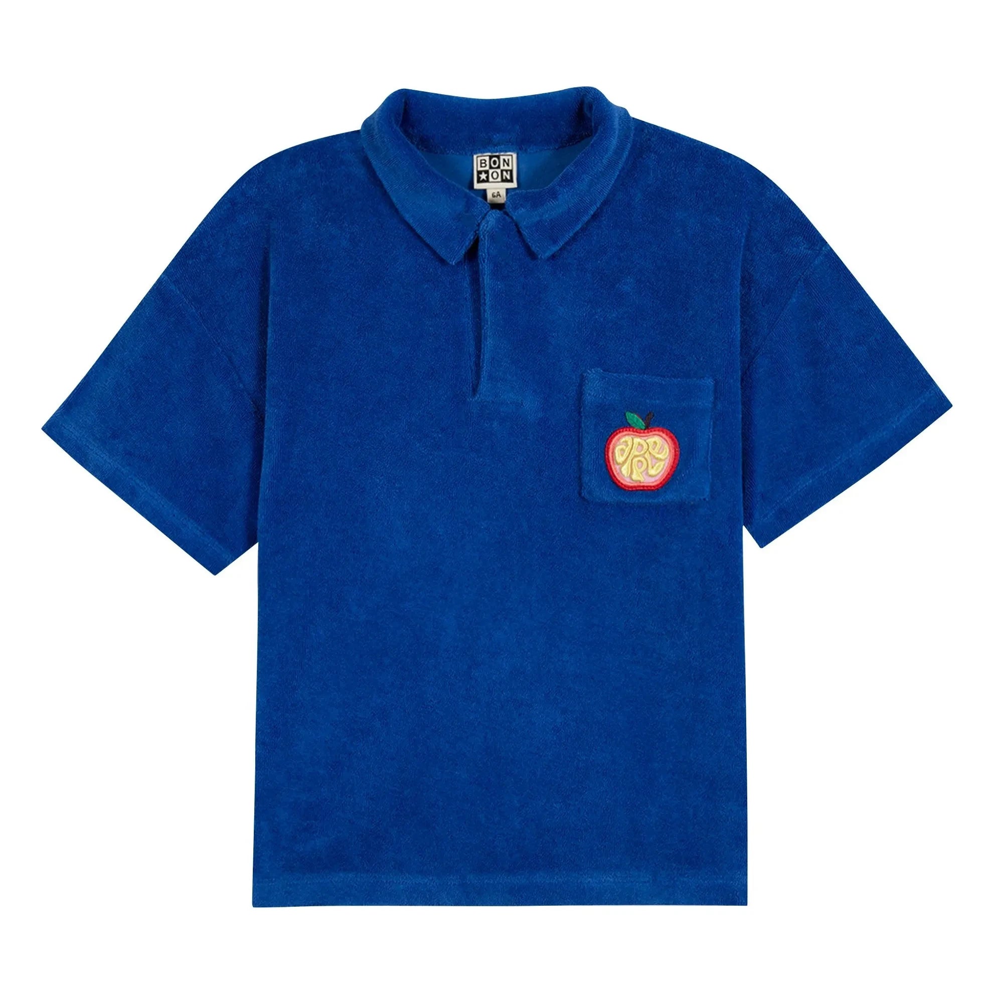 Bonton - Livio apple terry polo shirt | Dark Blue