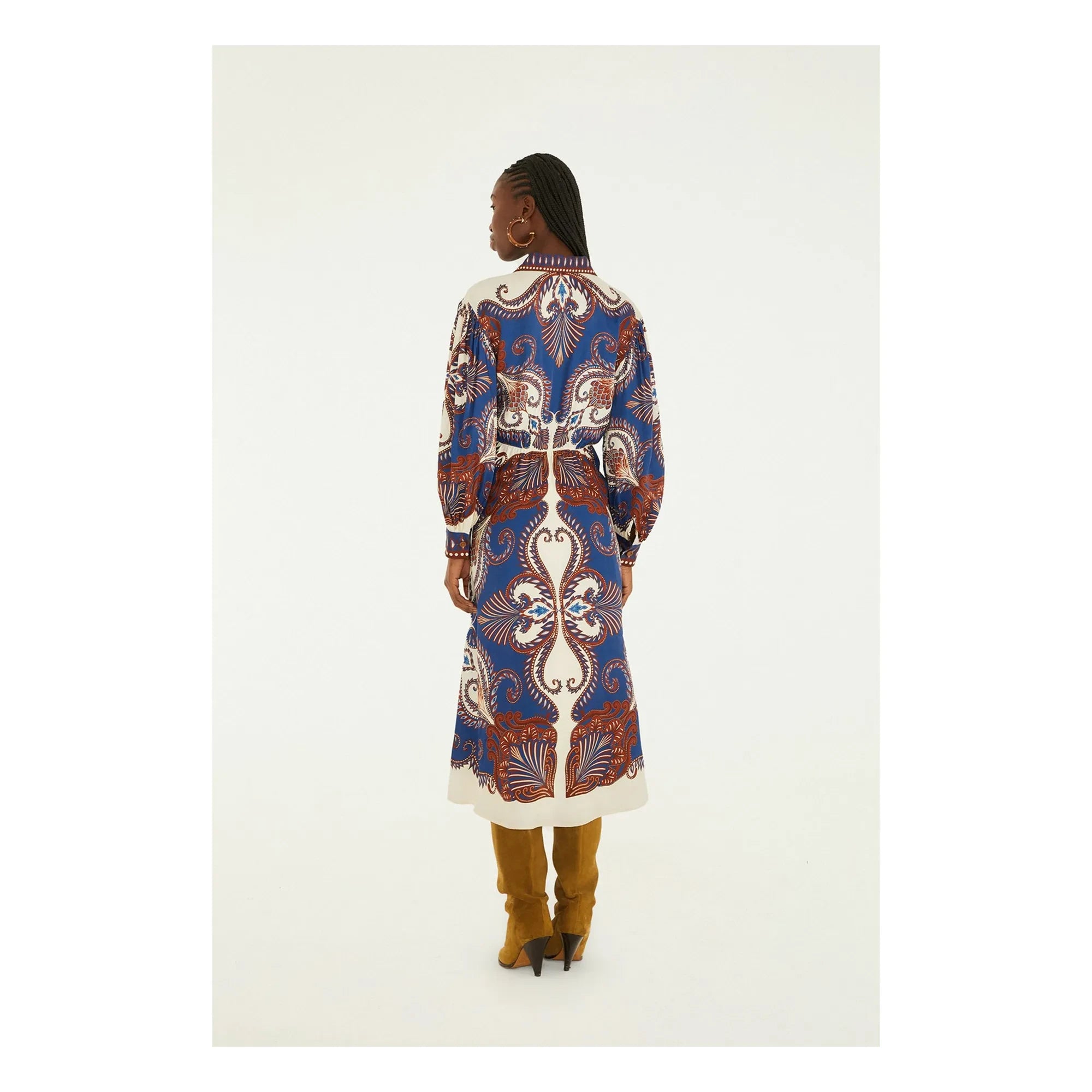 Farm Rio - Arabesque Dress | Blue