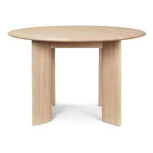 Ferm Living - Curved Round Table - FSC Wood | White