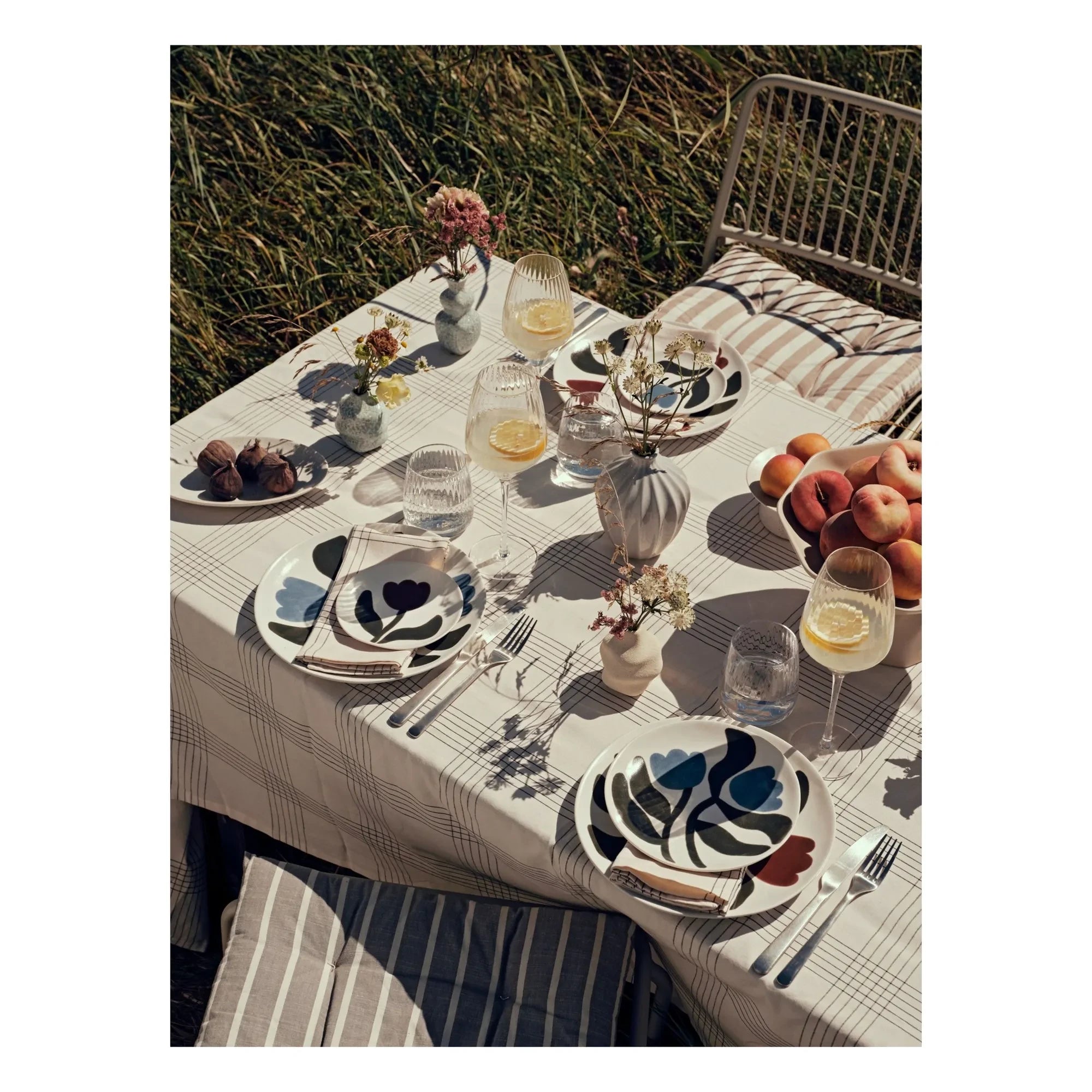 Broste Copenhagen - Dora dinner plate | Blue