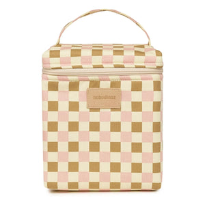 Nobodinoz - Hyde Park Mosaic lunch bag with thermos | Pink