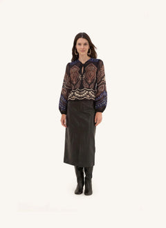 Farm Rio - Nicole Blouse | Black