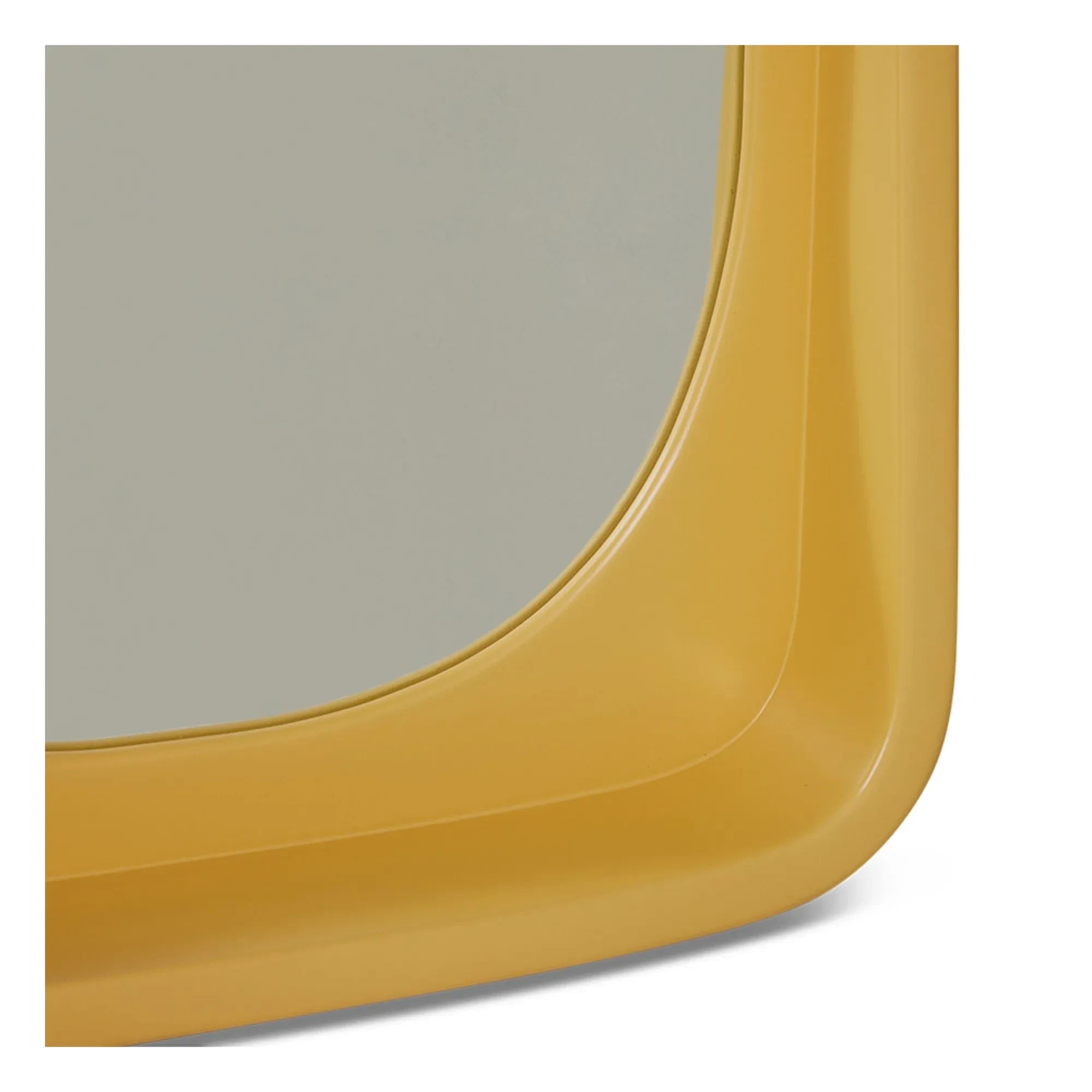 HKliving - Curved Mirror | Mustard