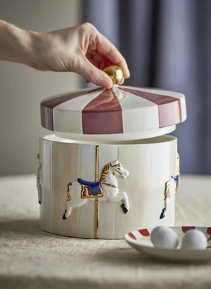 Bloomingville Mini - Carousel Storage Box | Beige