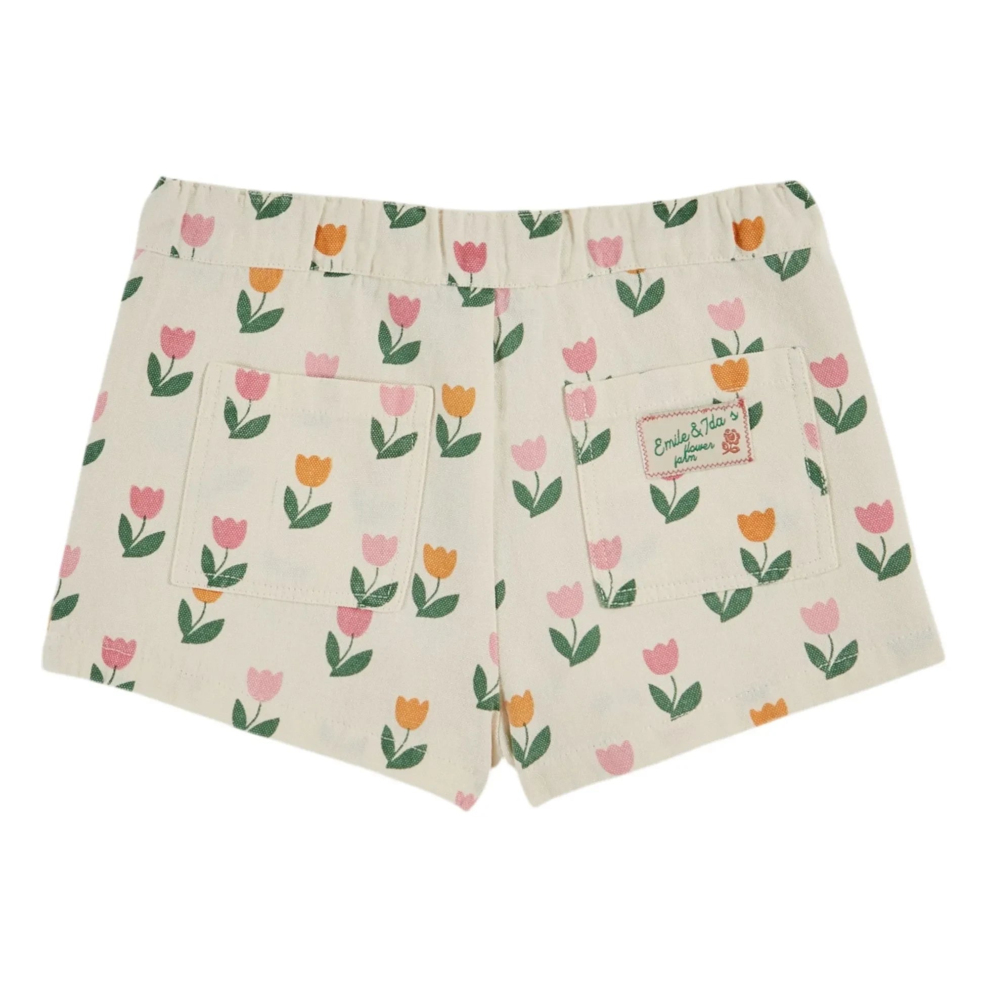 Emile et Ida - Cream Tulip Shorts