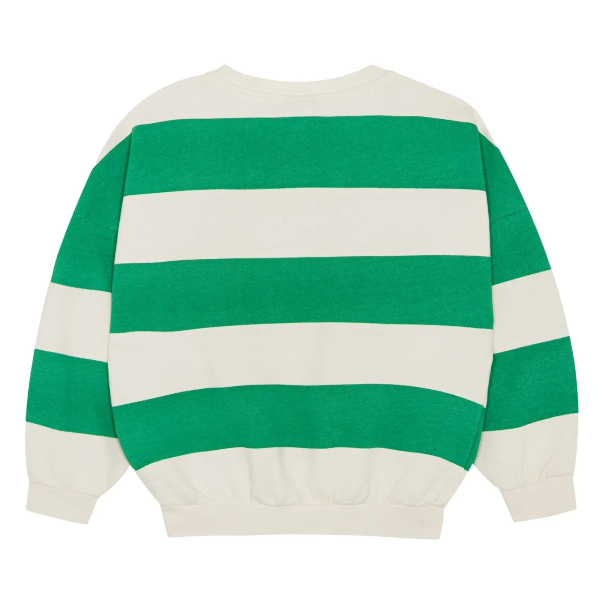 The Campamento - Oversized Striped Sweatshirt | Green