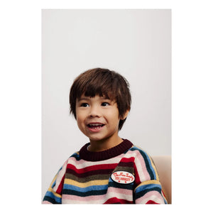 The New Society - Root Sweater Made from Recycled Fibers | Blue