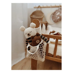 Main Sauvage - Teddy Rattle | Brown