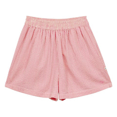a.p - Pamuklu Gingham Şort | Pembe