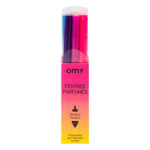 Omy - 9 Scented Felt Tips