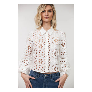 Lollys Laundry - Remy Cotton Shirt | White