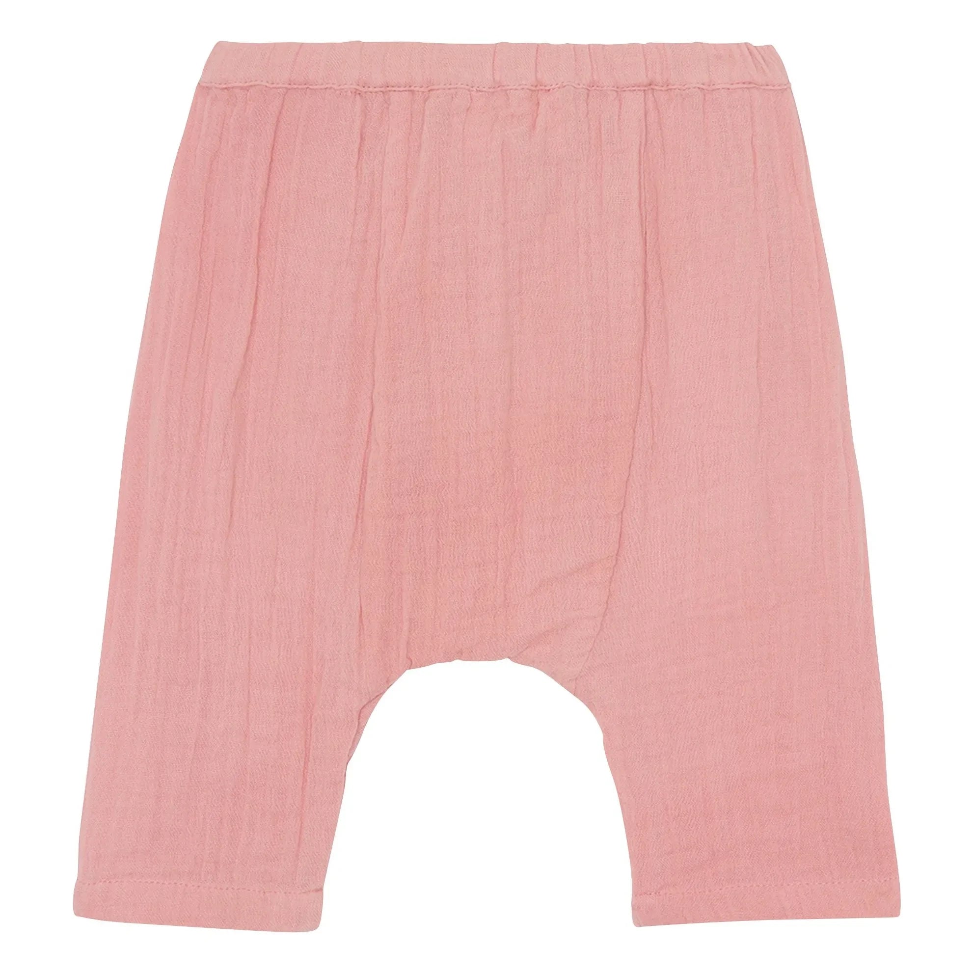 Bonton - Laos Cotton Gauze Pants | Pink