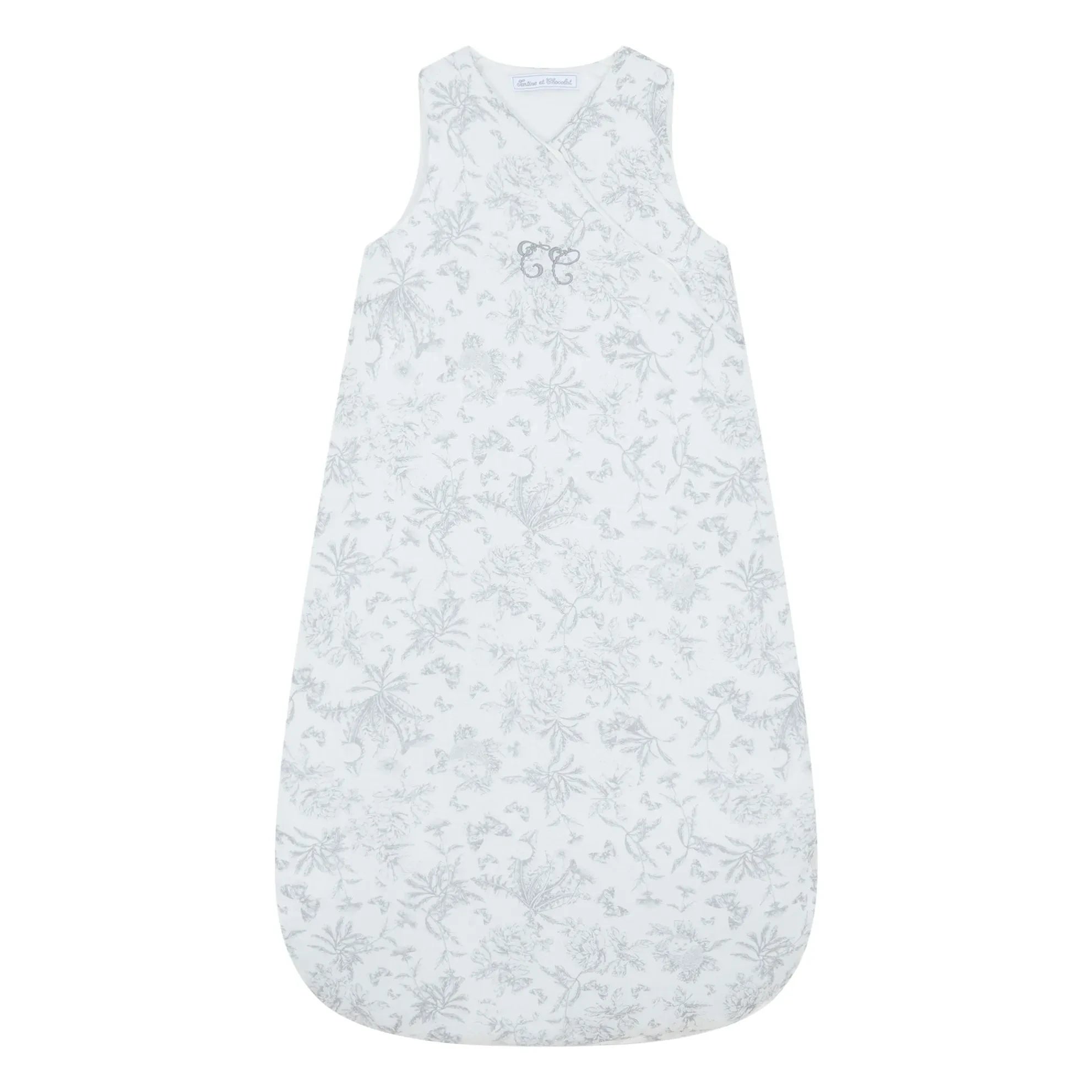Tartine et Chocolat - Toile de Jouy Sleep Suit | Gray
