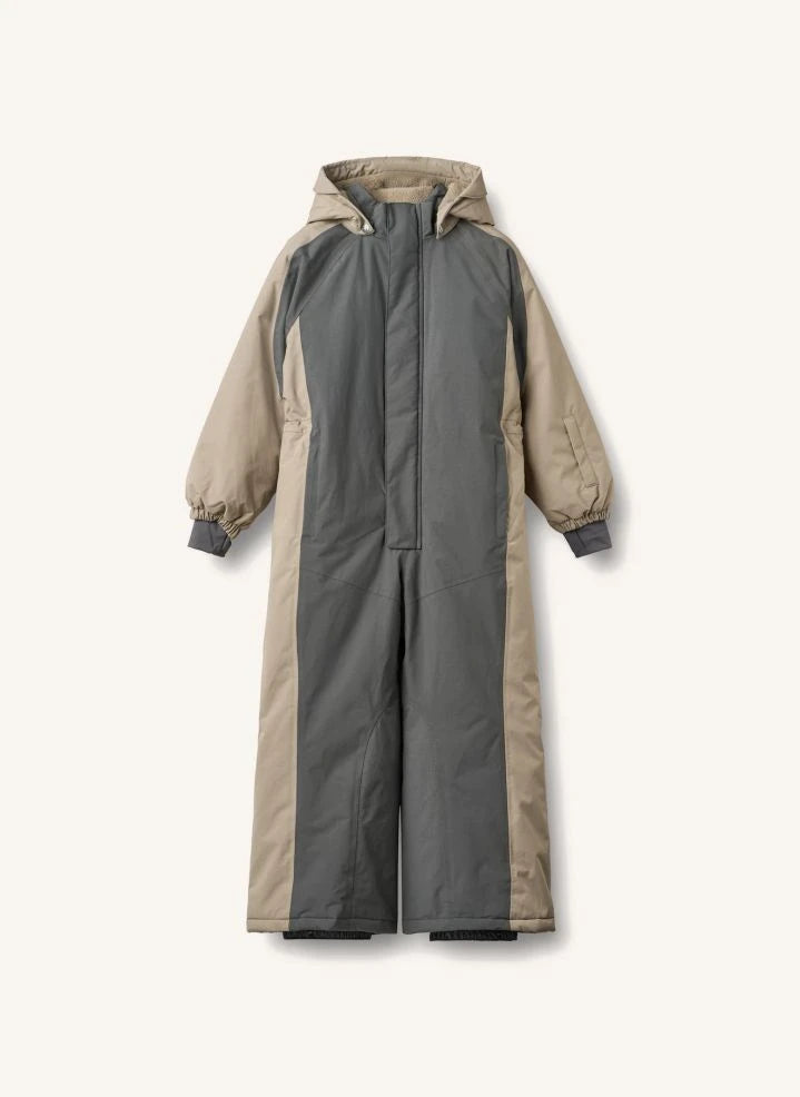 Wheat - Melte Ski Suits Made from Recycled Fibers | Grey