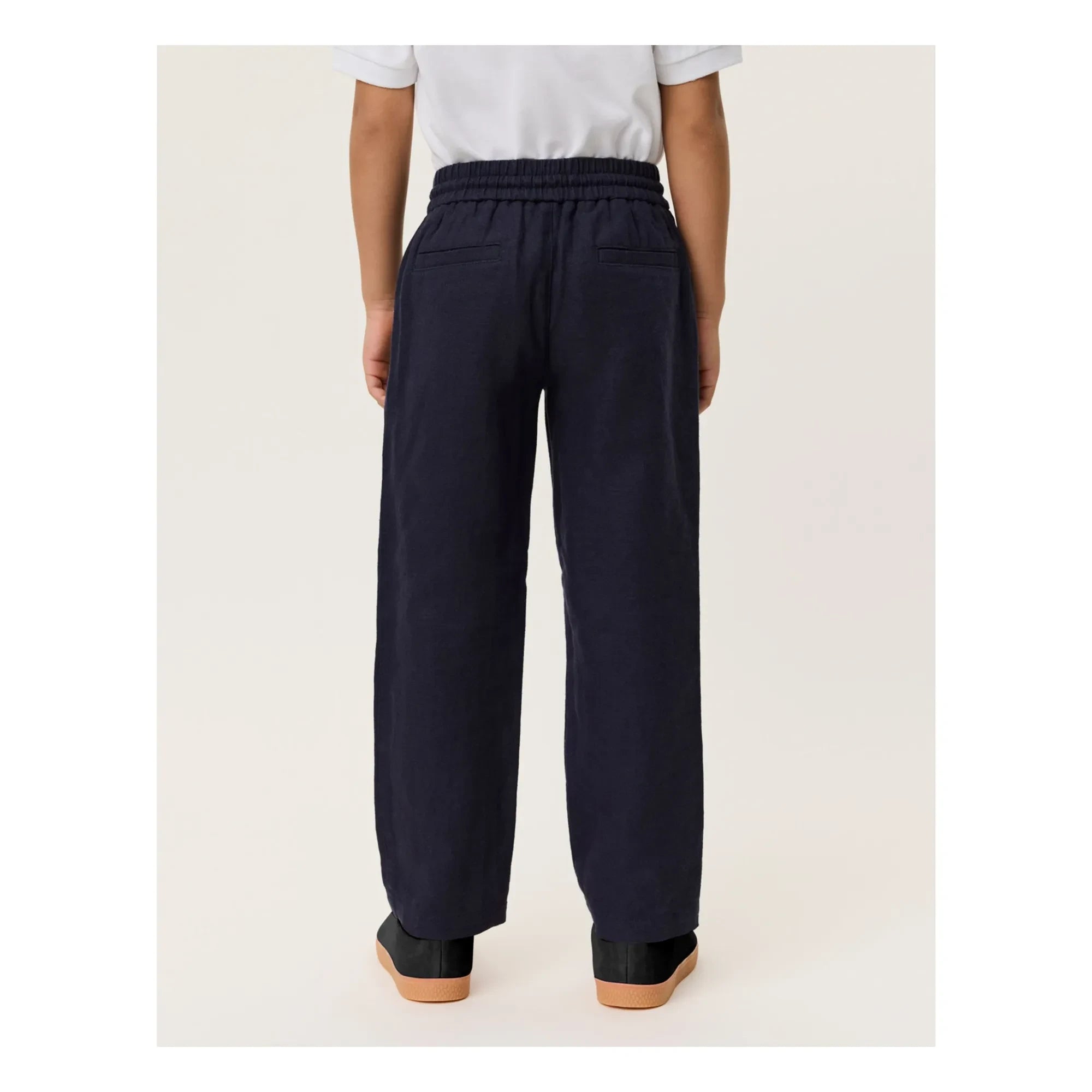 Les Deux - Patrick Linen Trousers | Midnight blue