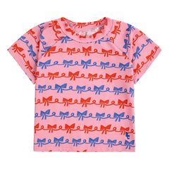 Bobo Choses - Anti-UV T-Shirt Recycled Material Stripes | Pink