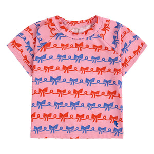 Bobo Choses - Anti-UV T-Shirt Recycled Material Stripes | Pink