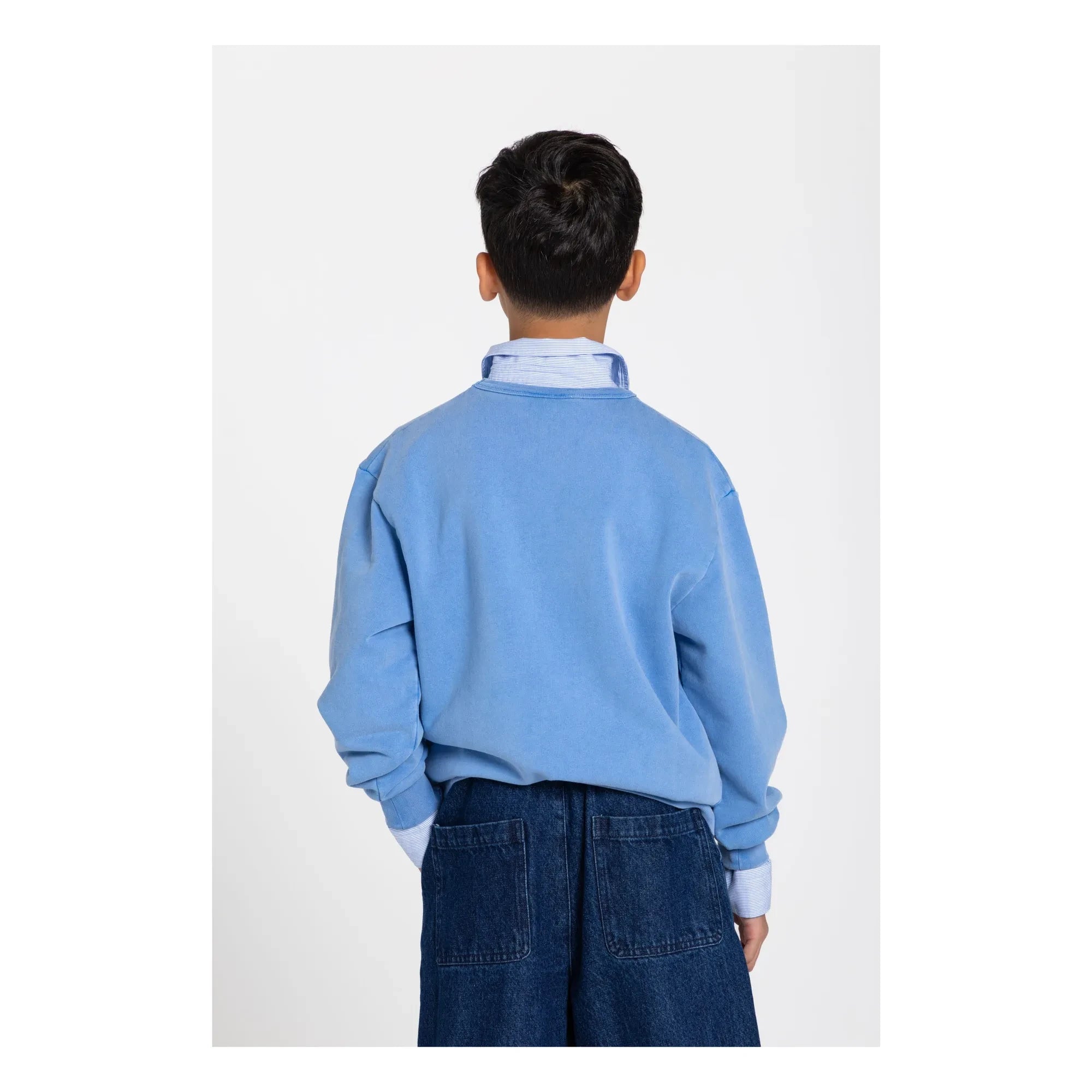 Smallable Kid - Arlo Organic Cotton Sweatshirt | Royal Blue