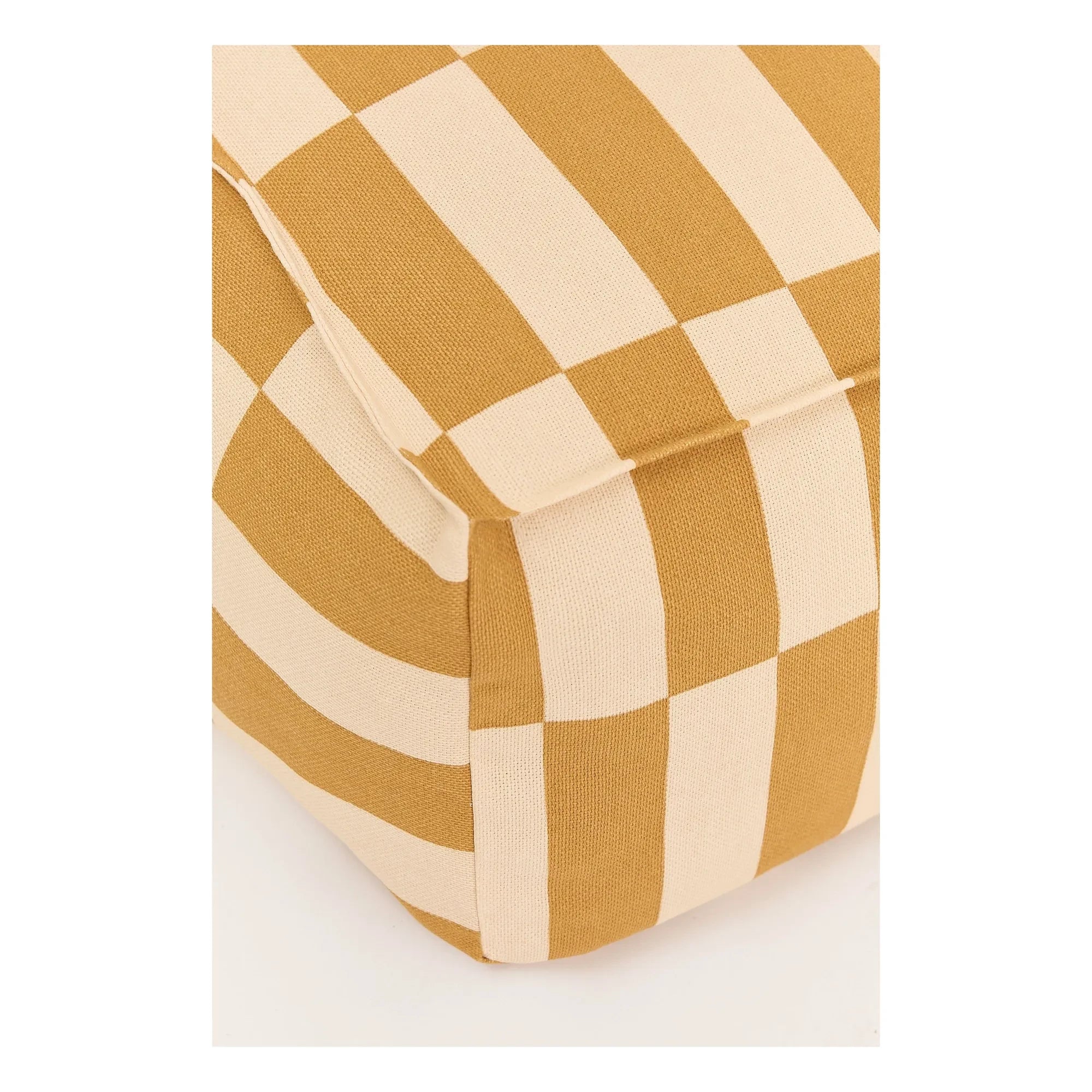 Nobodinoz - Vibes Tiles Long Pouf | Yellow