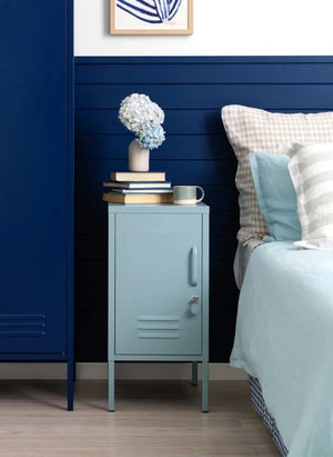 Mustard Made - Short Metal Nightstand | Ocean