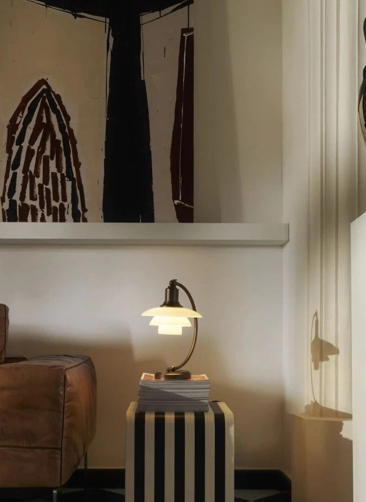 Louis Poulsen - PH 2-2 Luna Table Lamp Aged Brass, Louis Poulsen | Bronze