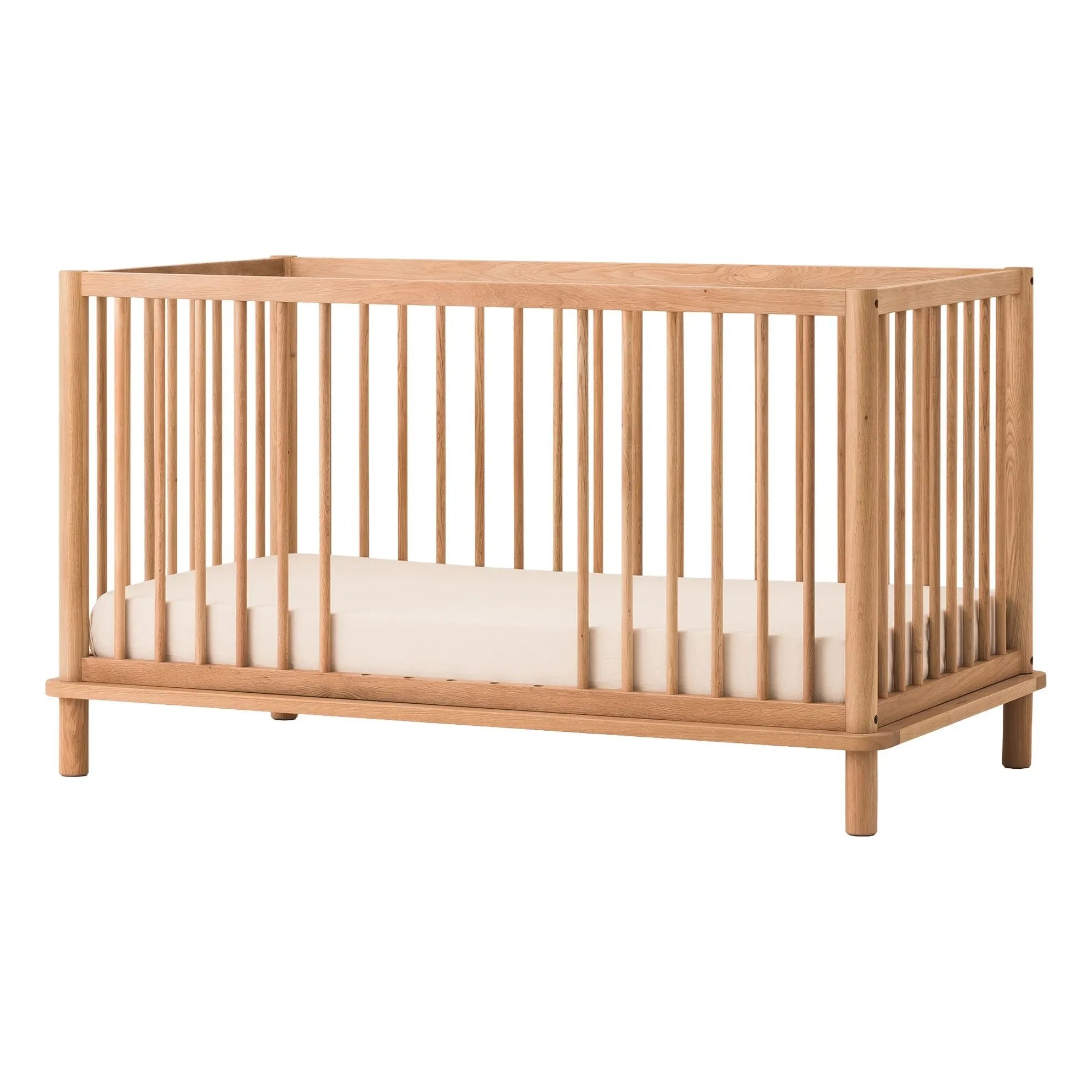 Nobodinoz - Latitude 70x140 Baby Bed | Oak