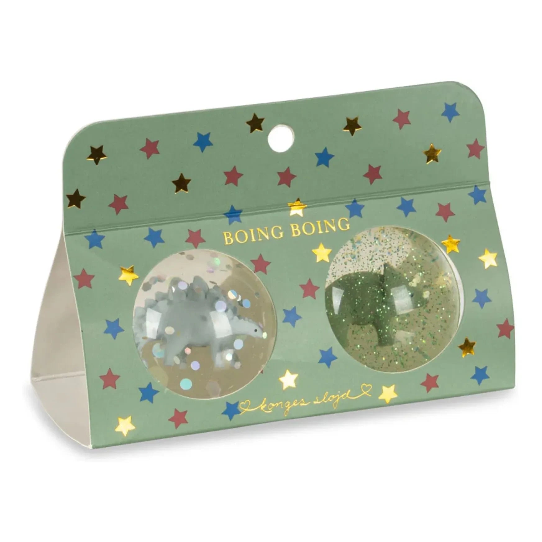 Konges Sløjd - Dino Bouncing Balls 2-piece Set | Green