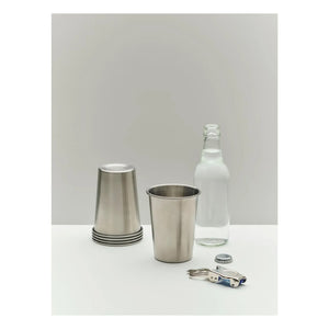 Hay - Outdoor Market steel cups, Jasper Morrison - Set of 2 | Steel