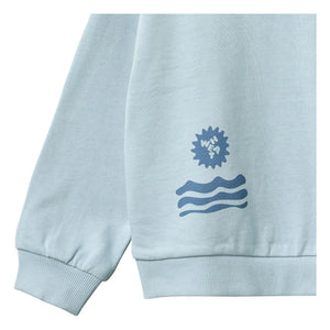 Wheat - Casey Organic Cotton Sweatshirt | Light Blue