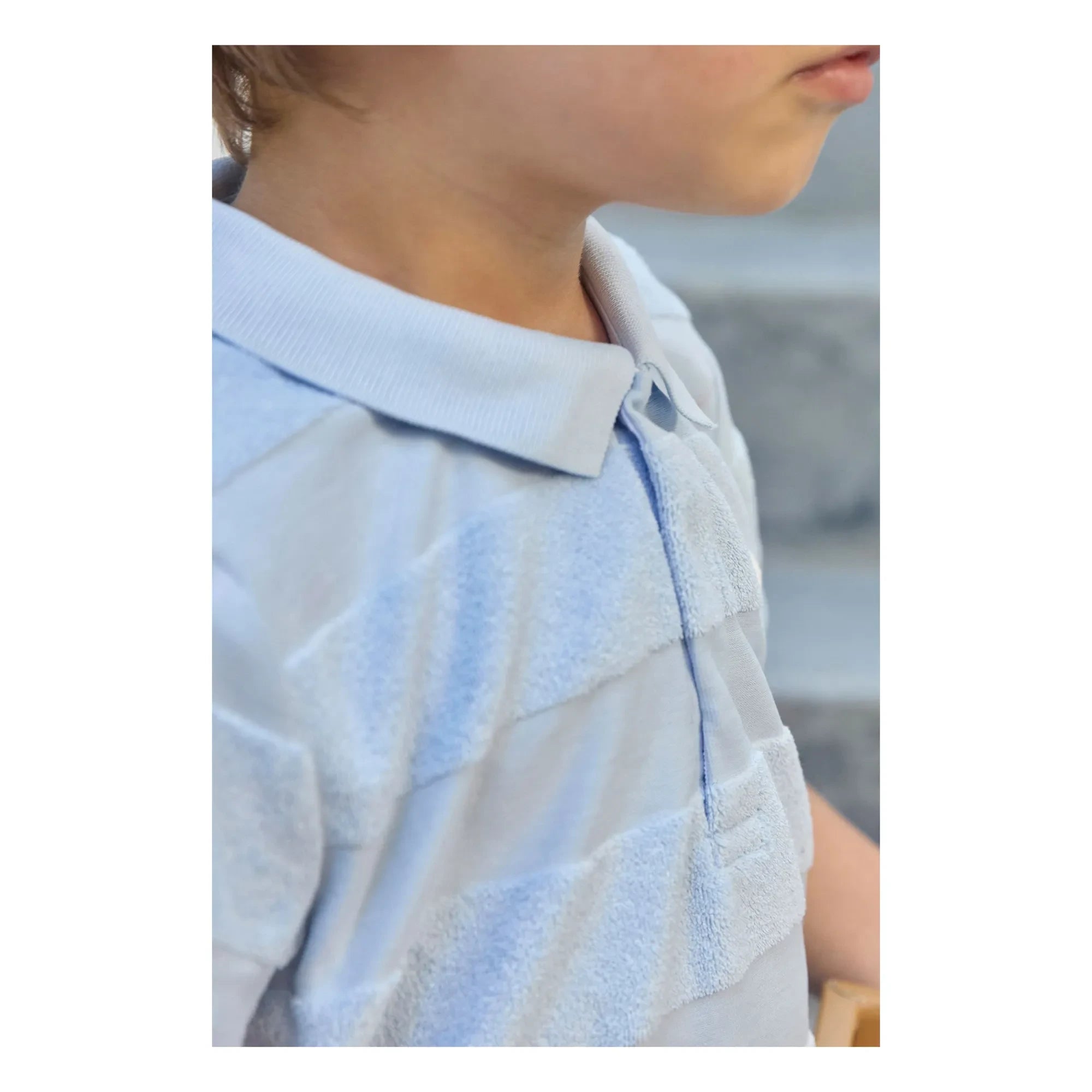 Tartine et Chocolat - Polo Shorts and Towel Set | Light Blue