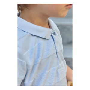Tartine et Chocolat - Polo Shorts and Towel Set | Light Blue