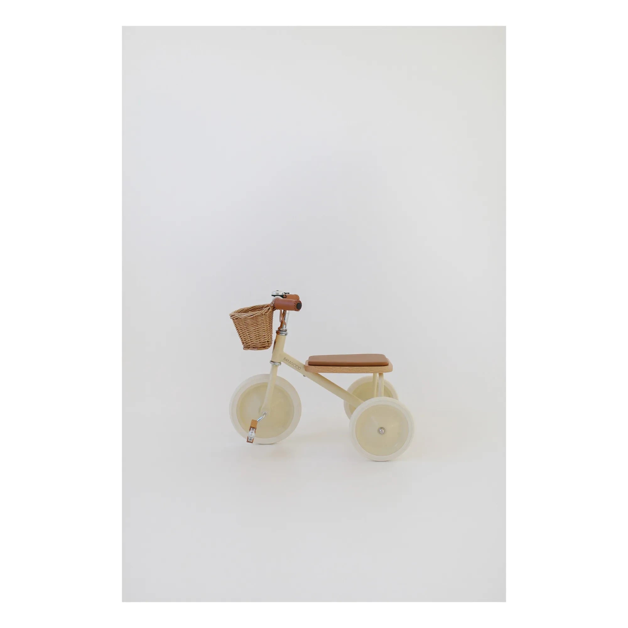 Banwood - Metal and Wooden Three-Weeler Bicycle | Cream