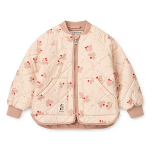 Liewood - Zella Papillons Recycled Fiber Thermal Set | Light Pink