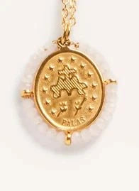 Palas - Santa Maria Necklace | Dusty Pink