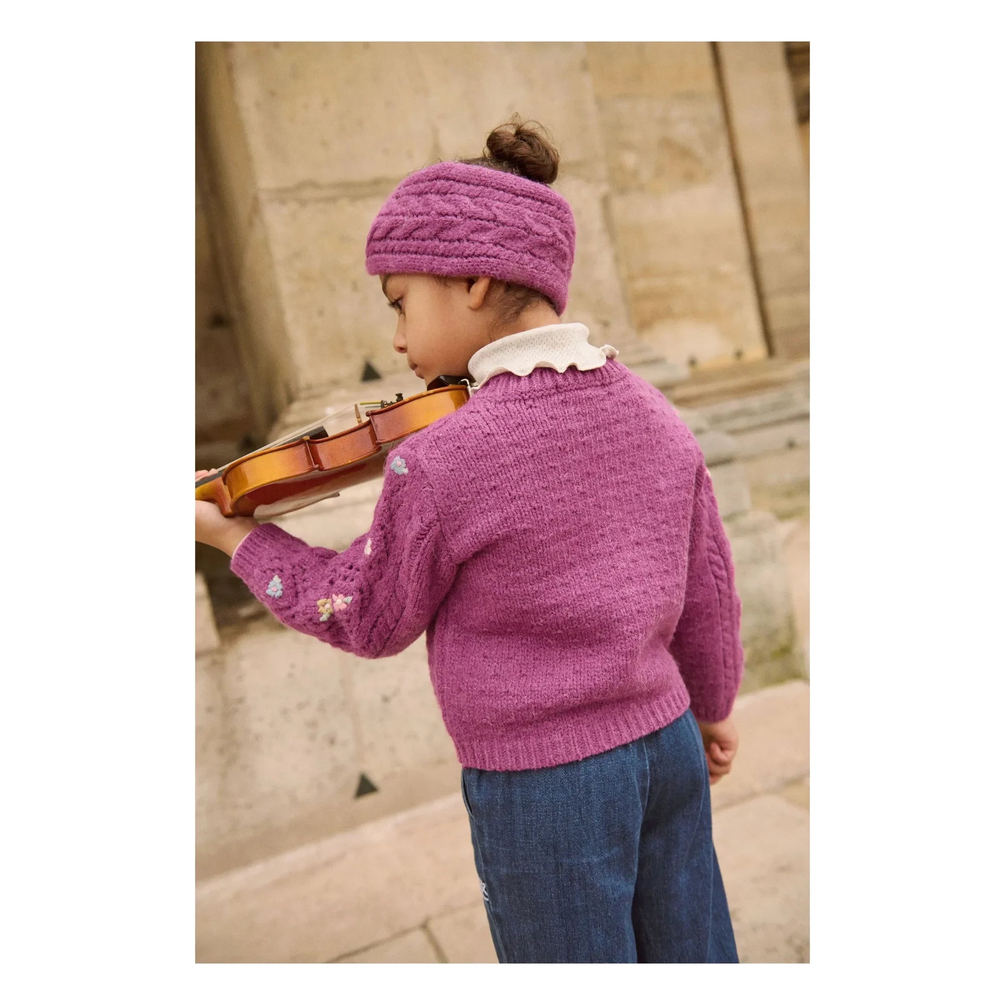 Louise Misha - Monyla Wool Cardigan | Framboise