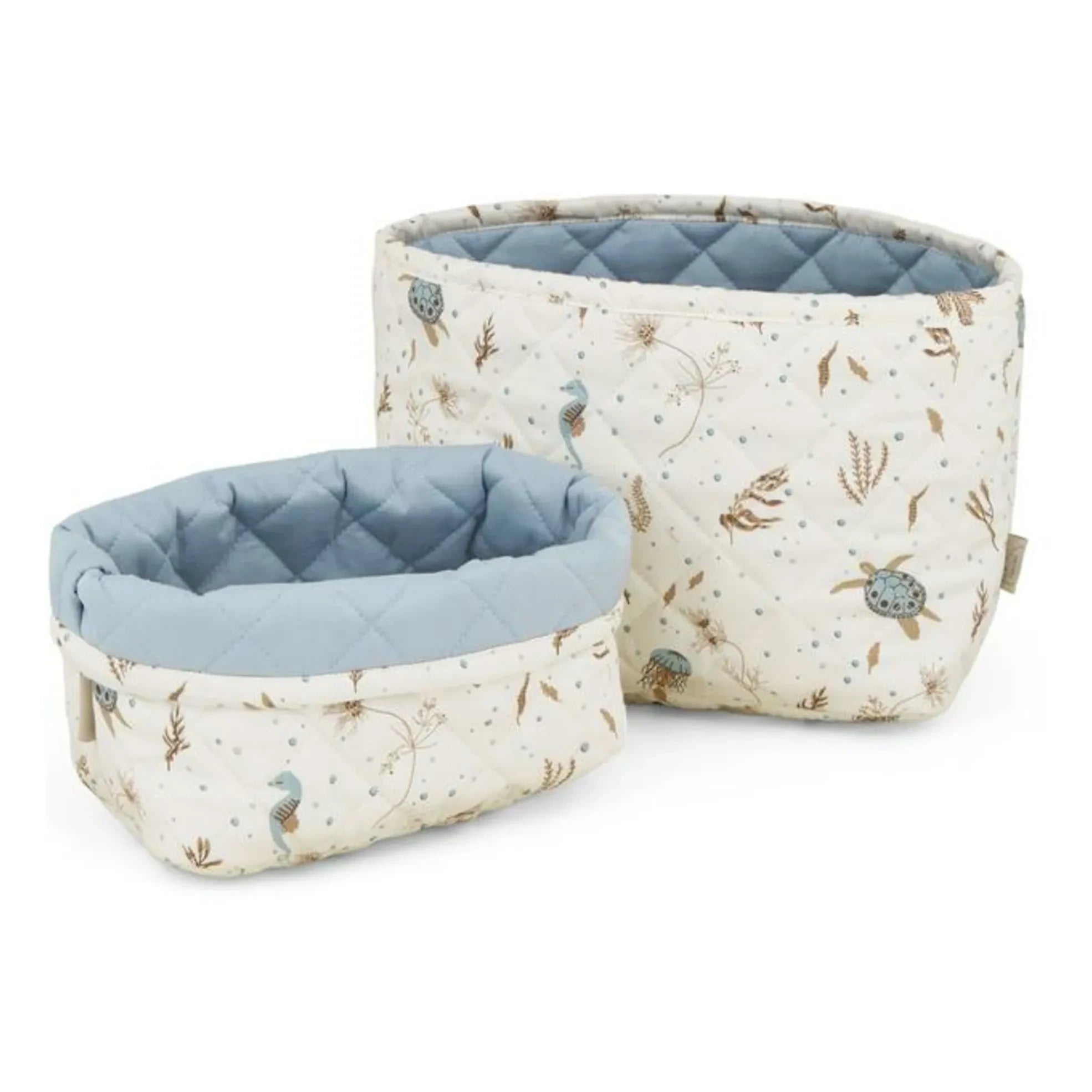 Cam Cam - Sea Garden Storage Baskets - Set of 2 | Blue
